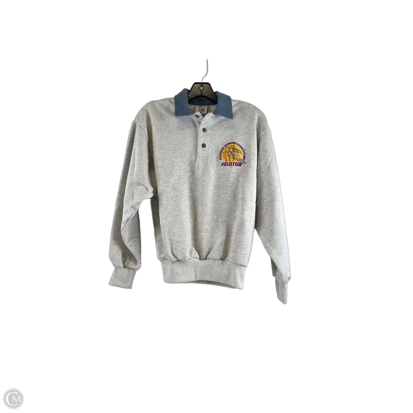 Sweatshirt Collar By Peloton In Grey, Size: Xs