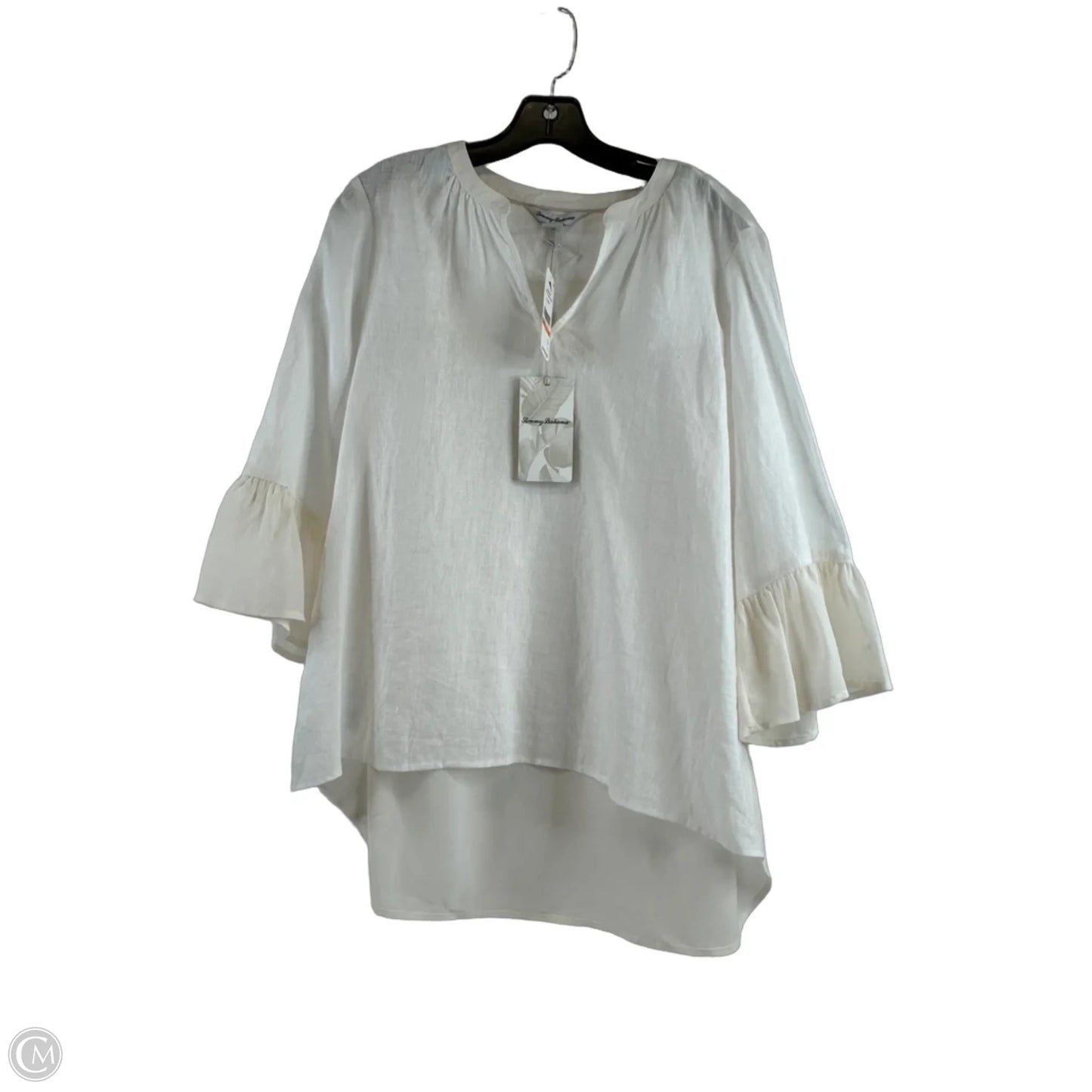 Top 3/4 Sleeve By Tommy Bahama In Cream, Size: S