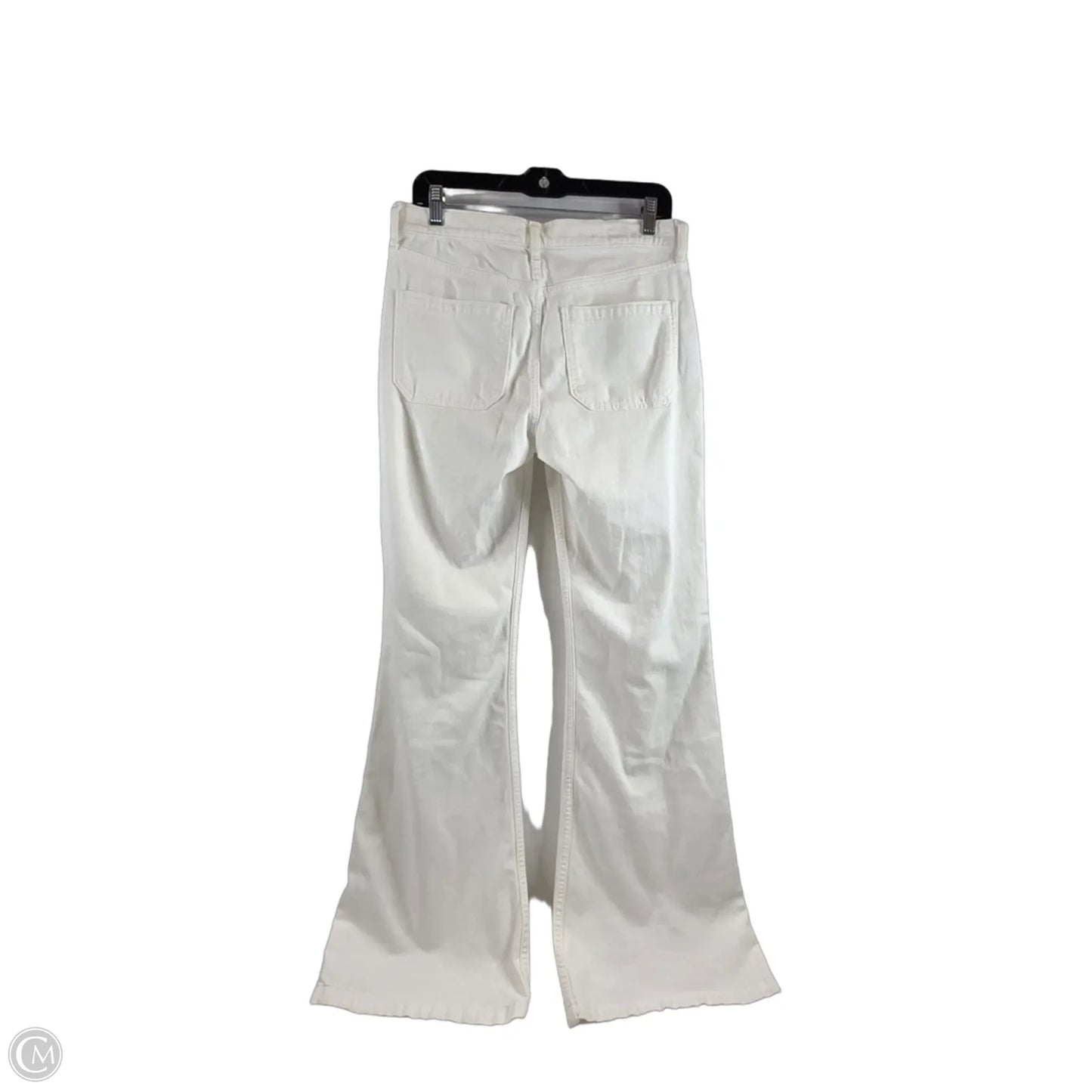 Jeans Flared By Gap In White, Size: 4