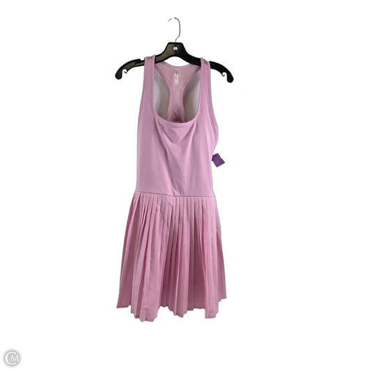 Athletic Dress By Fabletics In Pink, Size: L