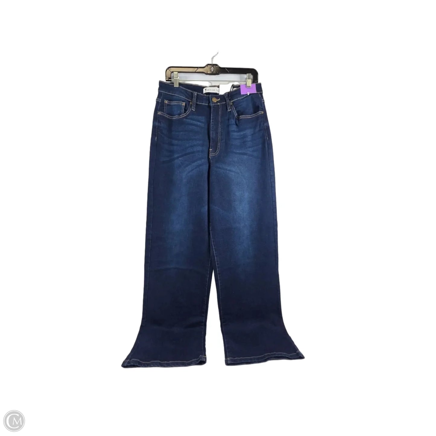 Jeans Wide Leg By Clothes Mentor In Blue Denim, Size: 12
