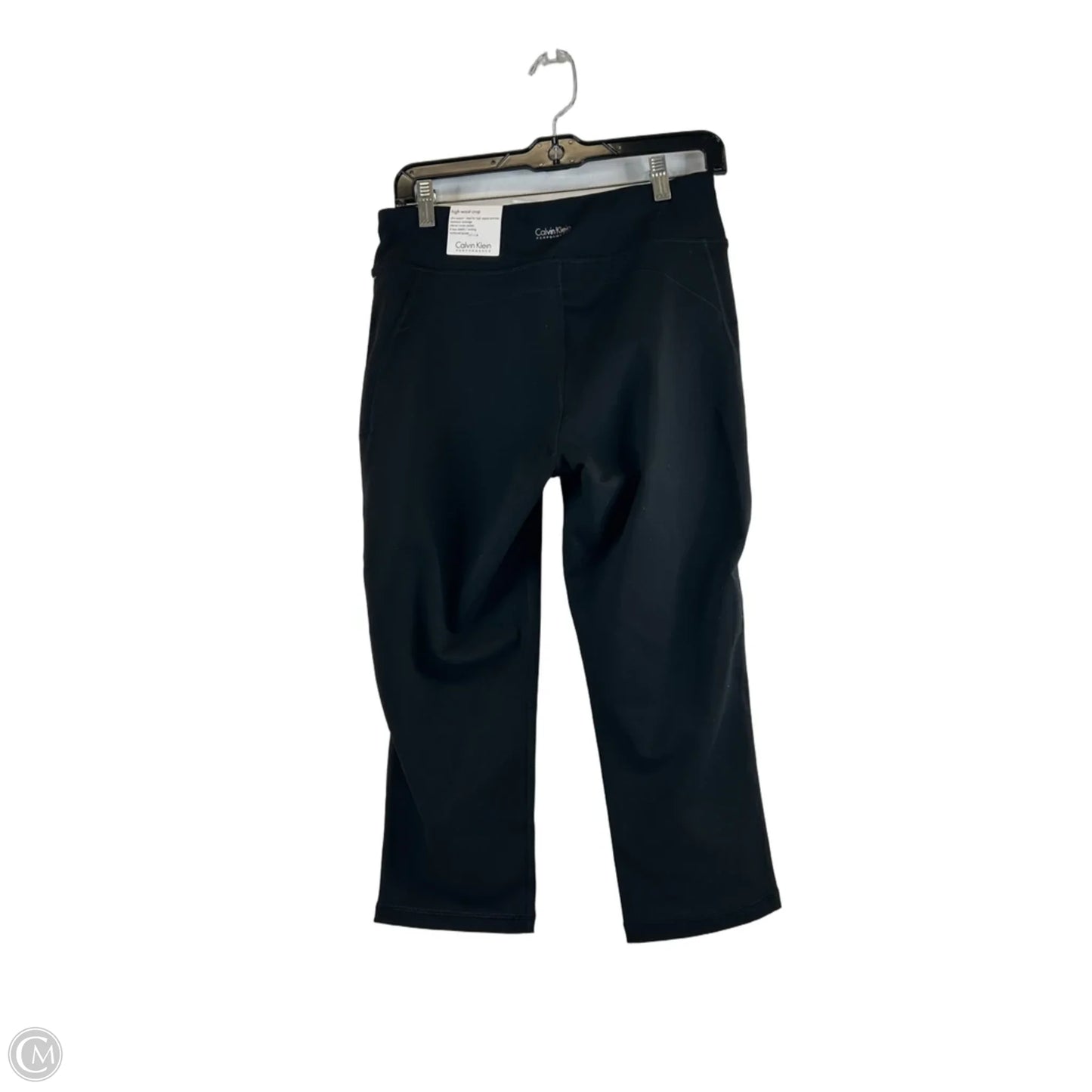 Athletic Leggings Capris By Calvin Klein Performance In Black, Size: L