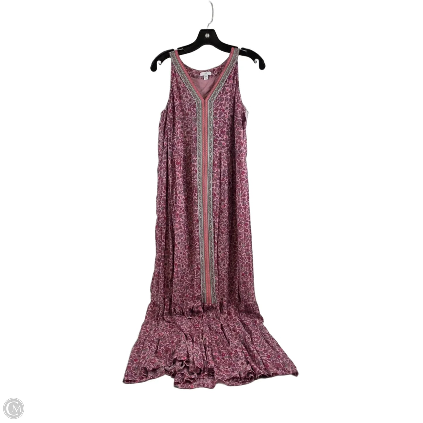 Dress Casual Maxi By J. Jill In Pink, Size: S