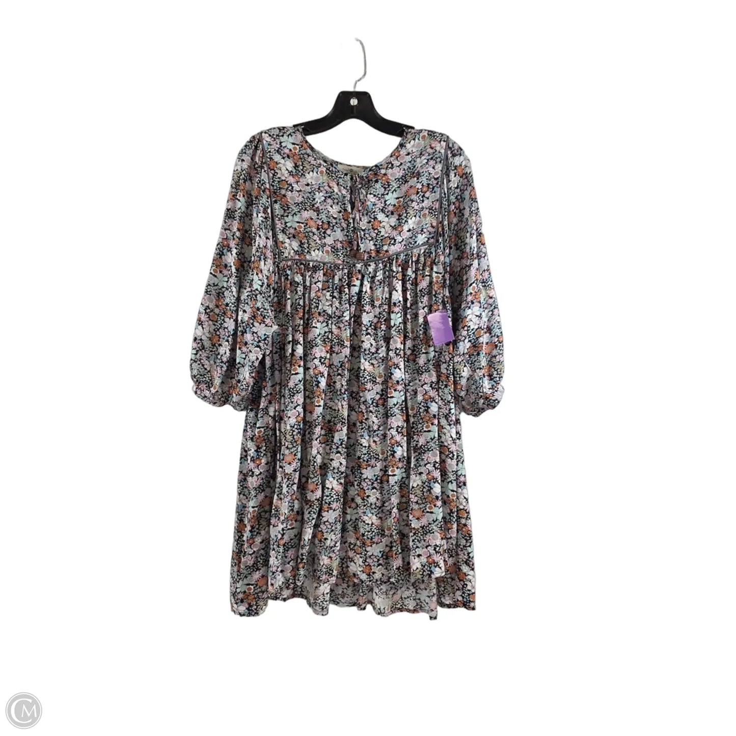 Dress Casual Midi By Natural Life In Floral Print, Size: M