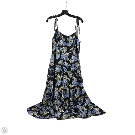 Dress Casual Maxi By Lulus In Black & Blue, Size: L