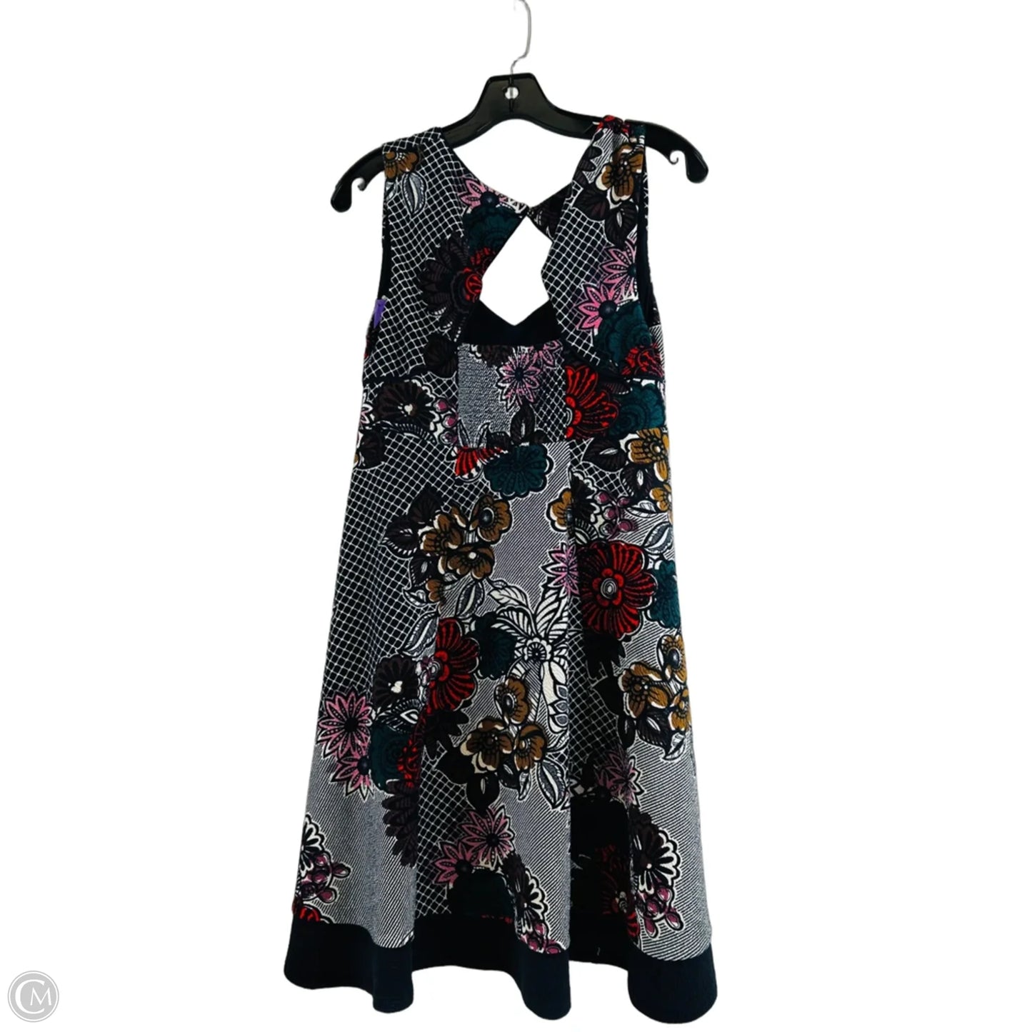 Dress Casual Midi By Maeve In Blue & White, Size: S