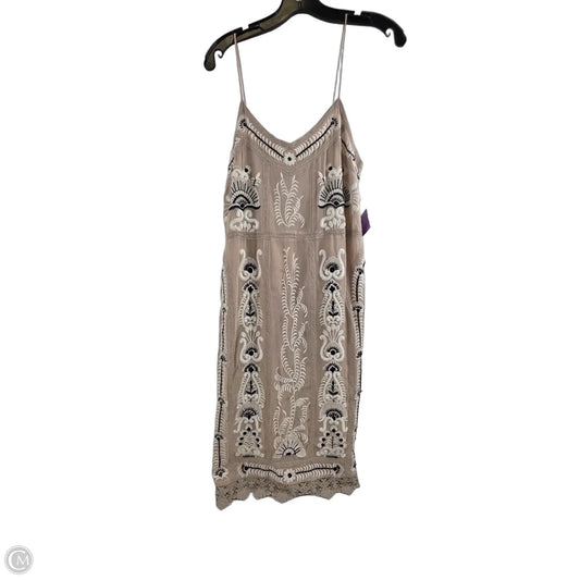 Dress Casual Midi By Maeve In Beige, Size: M