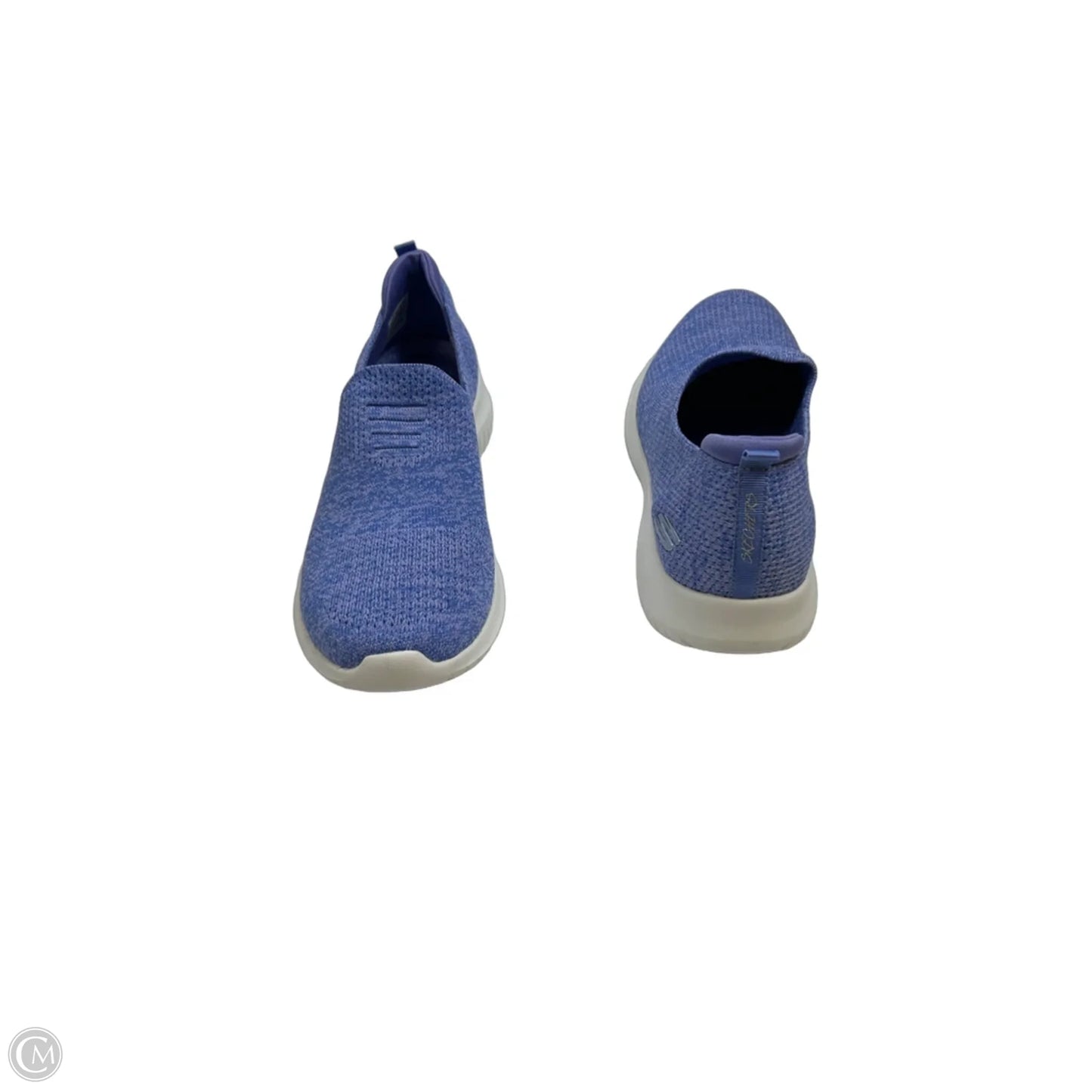 Shoes Flats By Skechers In Purple & White, Size: 8