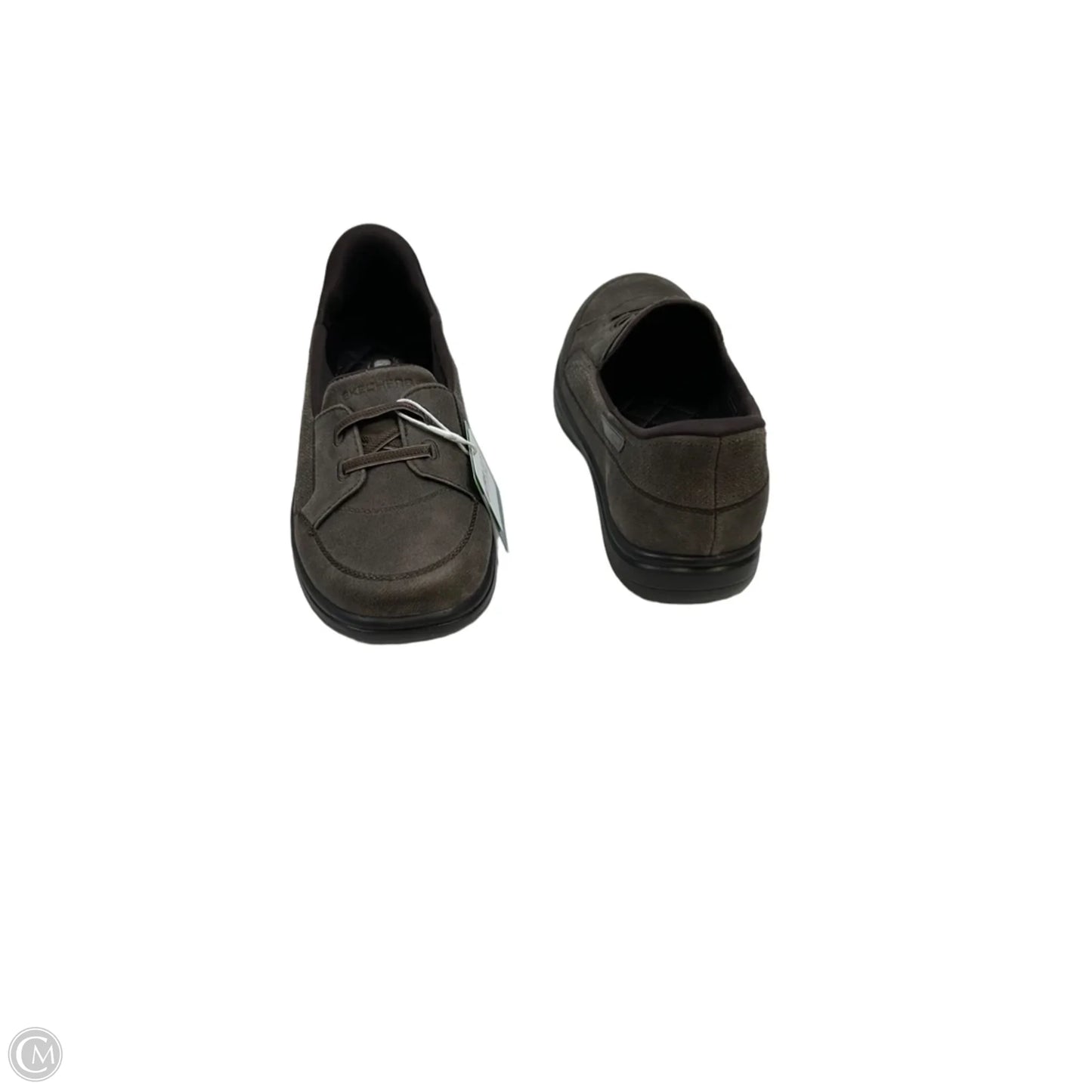 Sandals Flats By Clarks In Brown & Tan, Size: 8