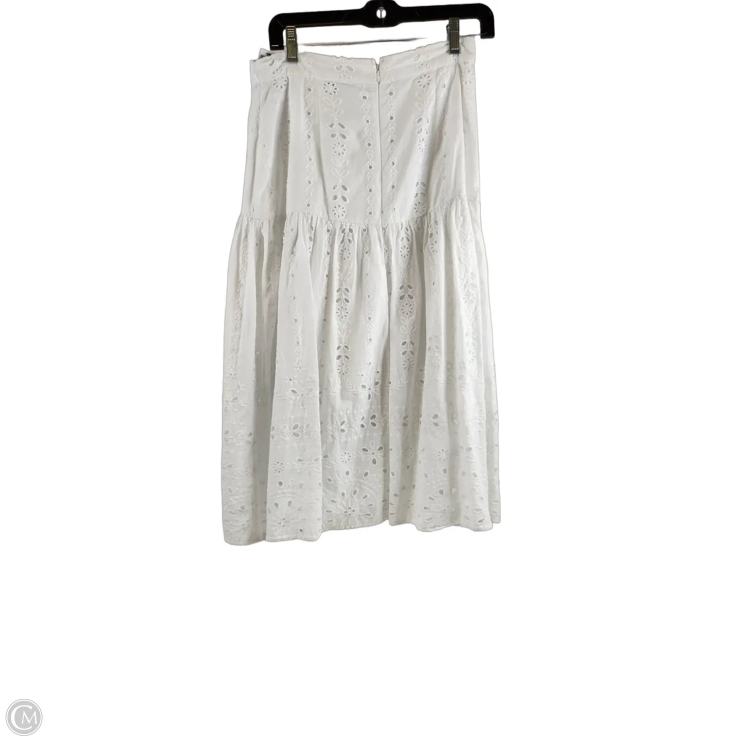Skirt Maxi By Ann Taylor In White, Size: Xs