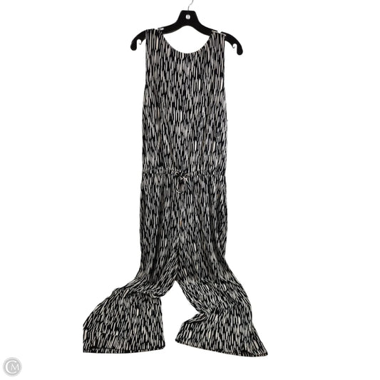 Jumpsuit By Chicos In Black & Cream, Size: M