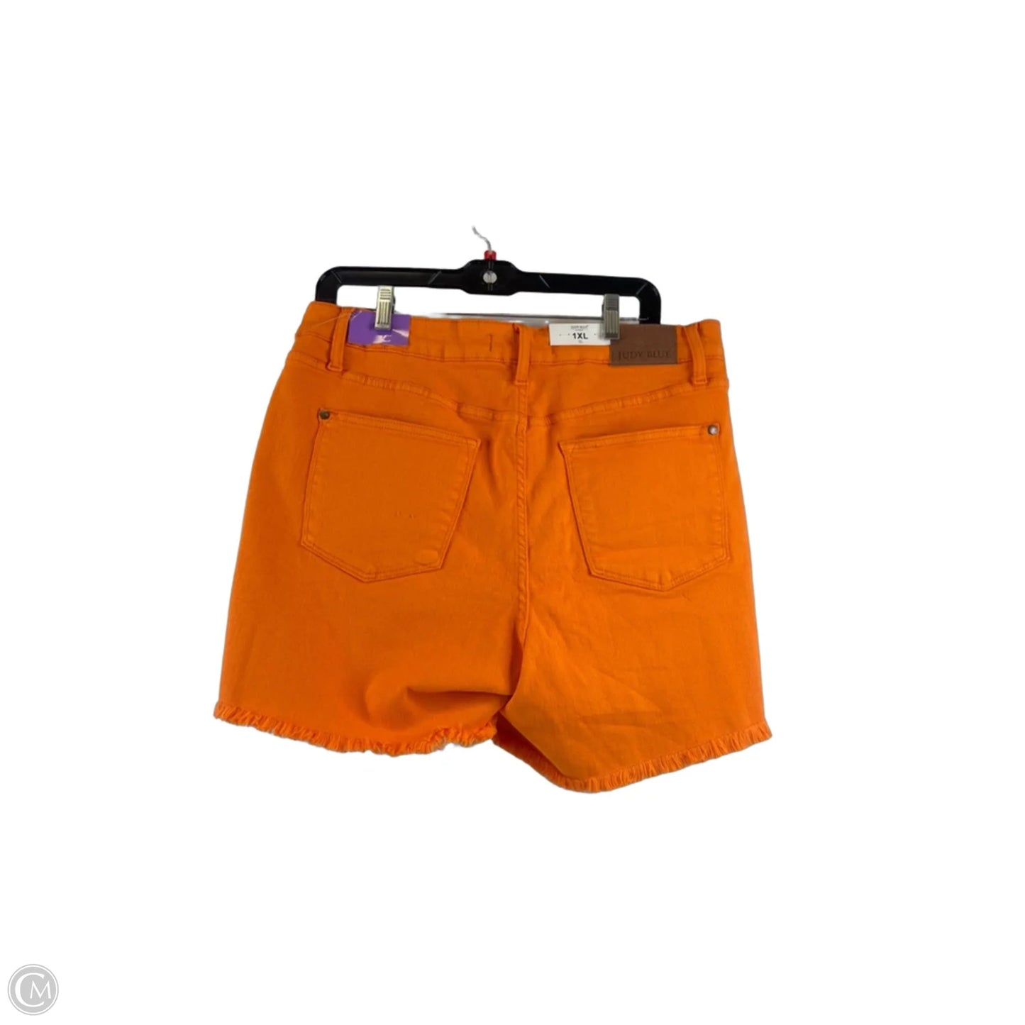 Shorts By Judy Blue In Orange Denim, Size: 14