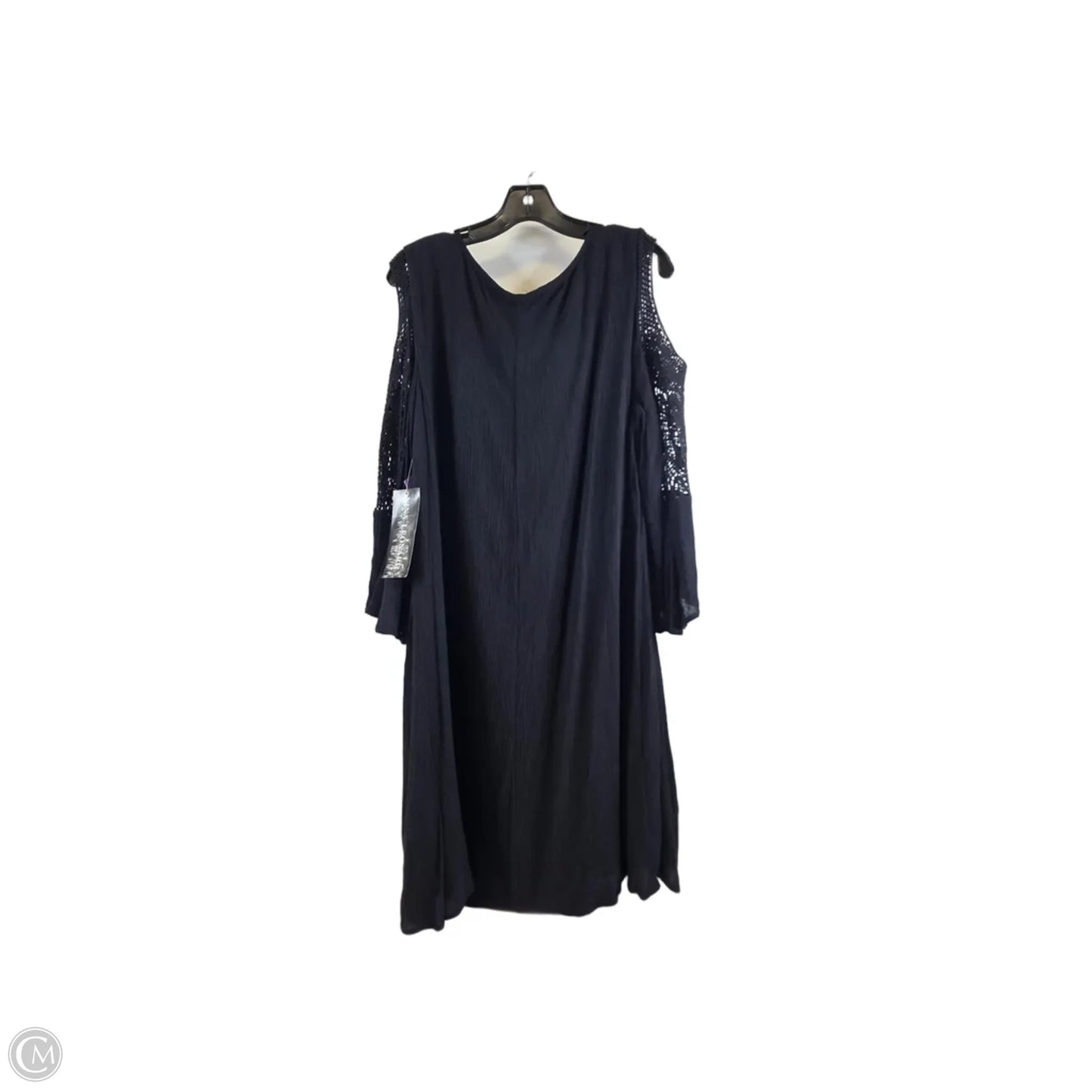 Swimwear Cover-up By Nina Leonard In Black, Size: Xl