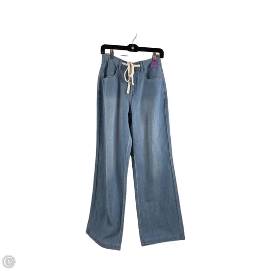 Pants Wide Leg By Clothes Mentor In Blue Denim, Size: 4
