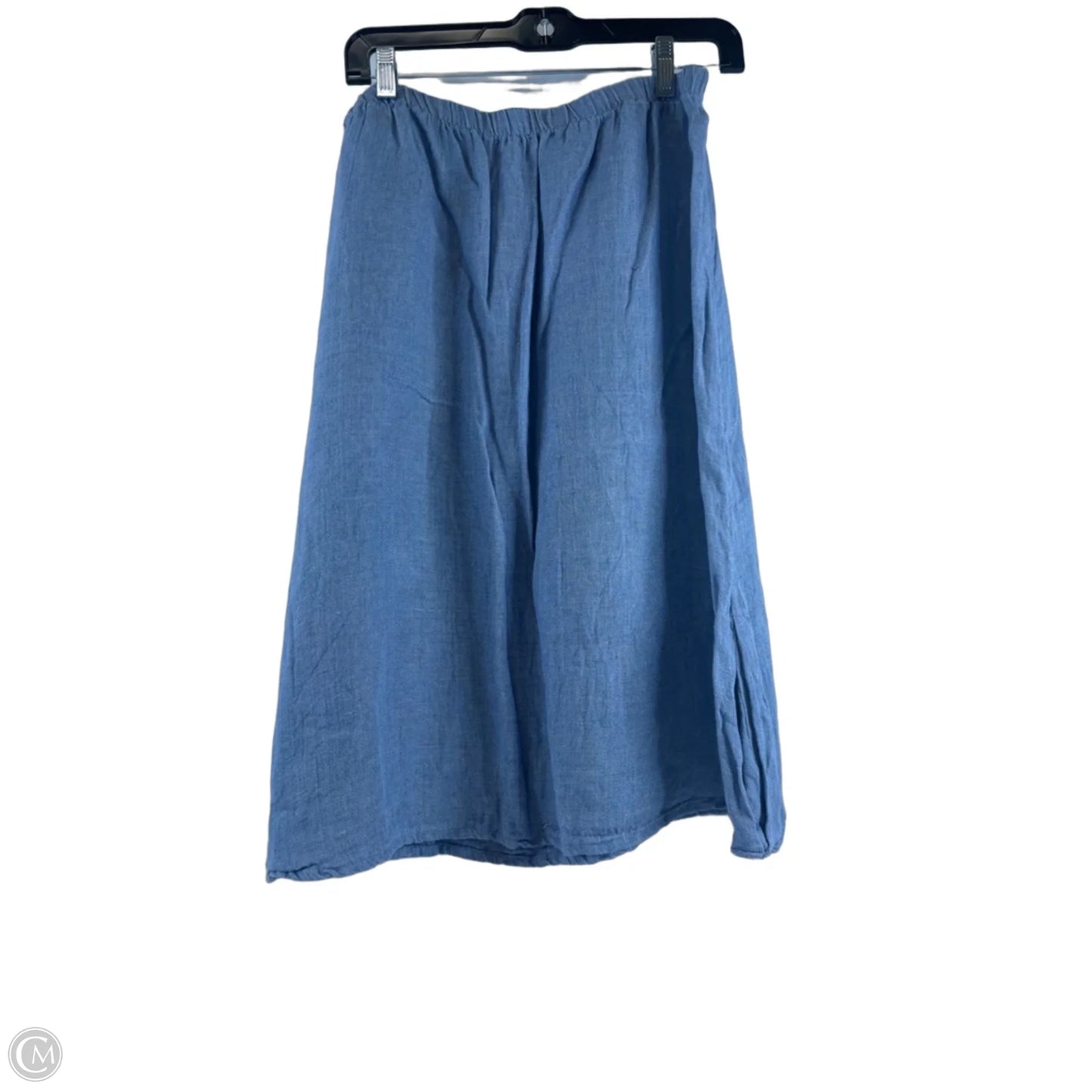 Skirt Midi By Flax In Blue, Size: 10