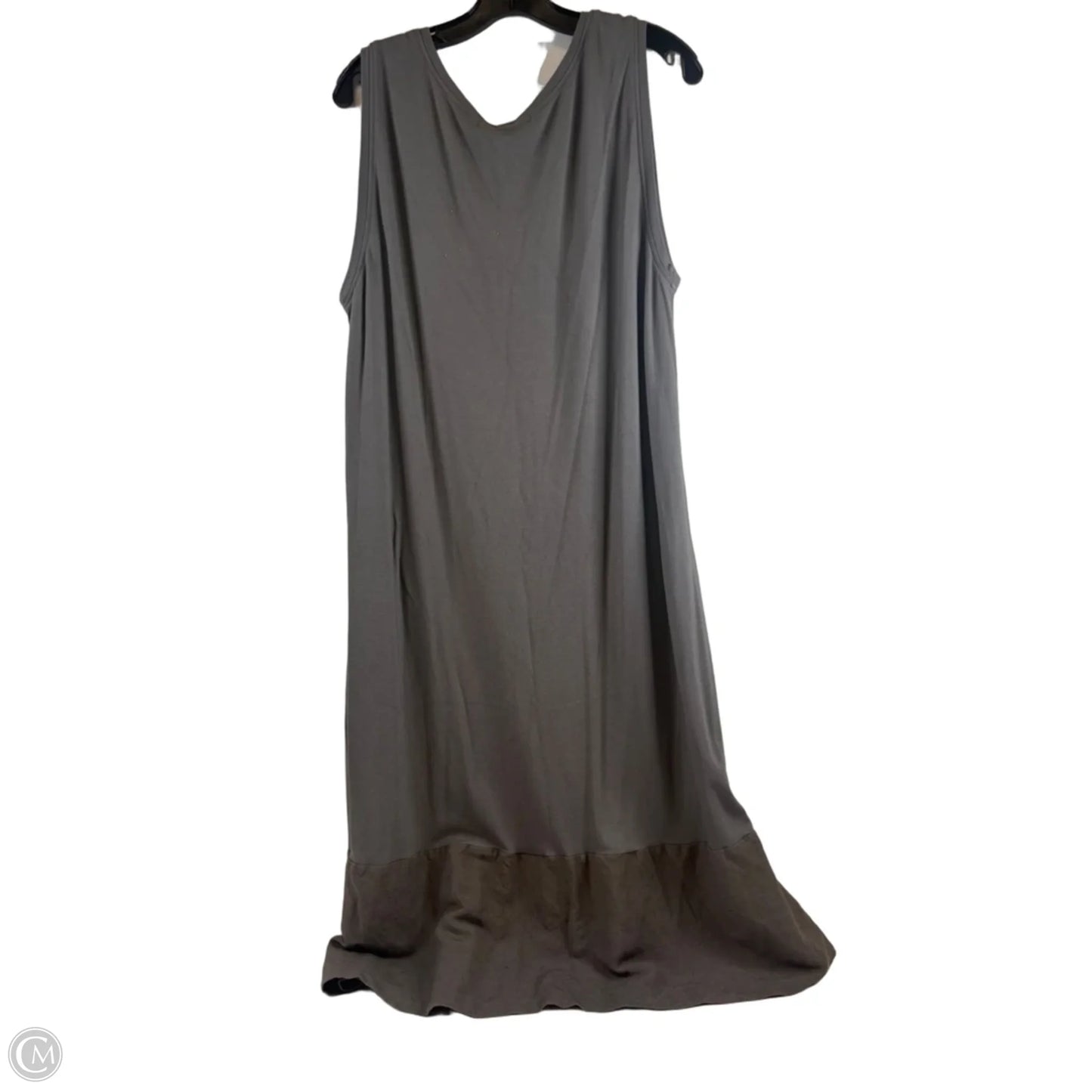 Dress Casual Maxi By Flax In Grey, Size: L