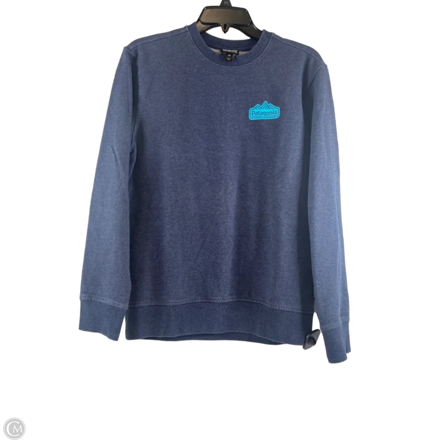 Sweatshirt Crewneck By Patagonia In Blue Denim, Size: Xs