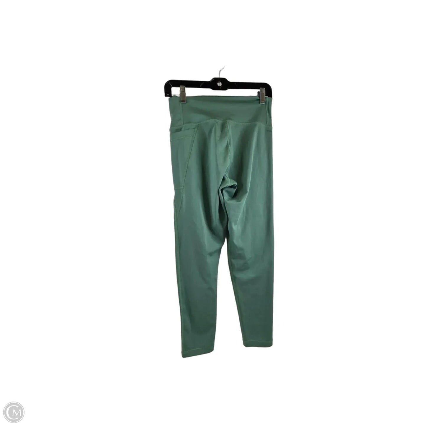 Athletic Leggings By Adidas In Green, Size: L