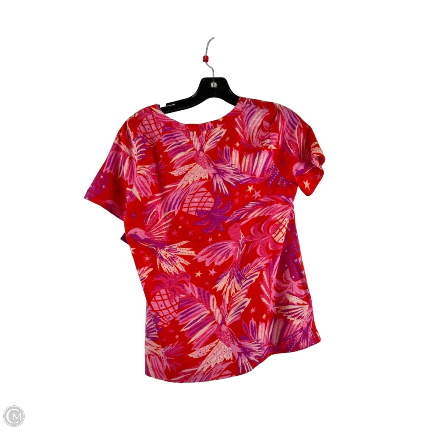 Top Short Sleeve By Sigrid Olsen In Purple & Red, Size: Xs