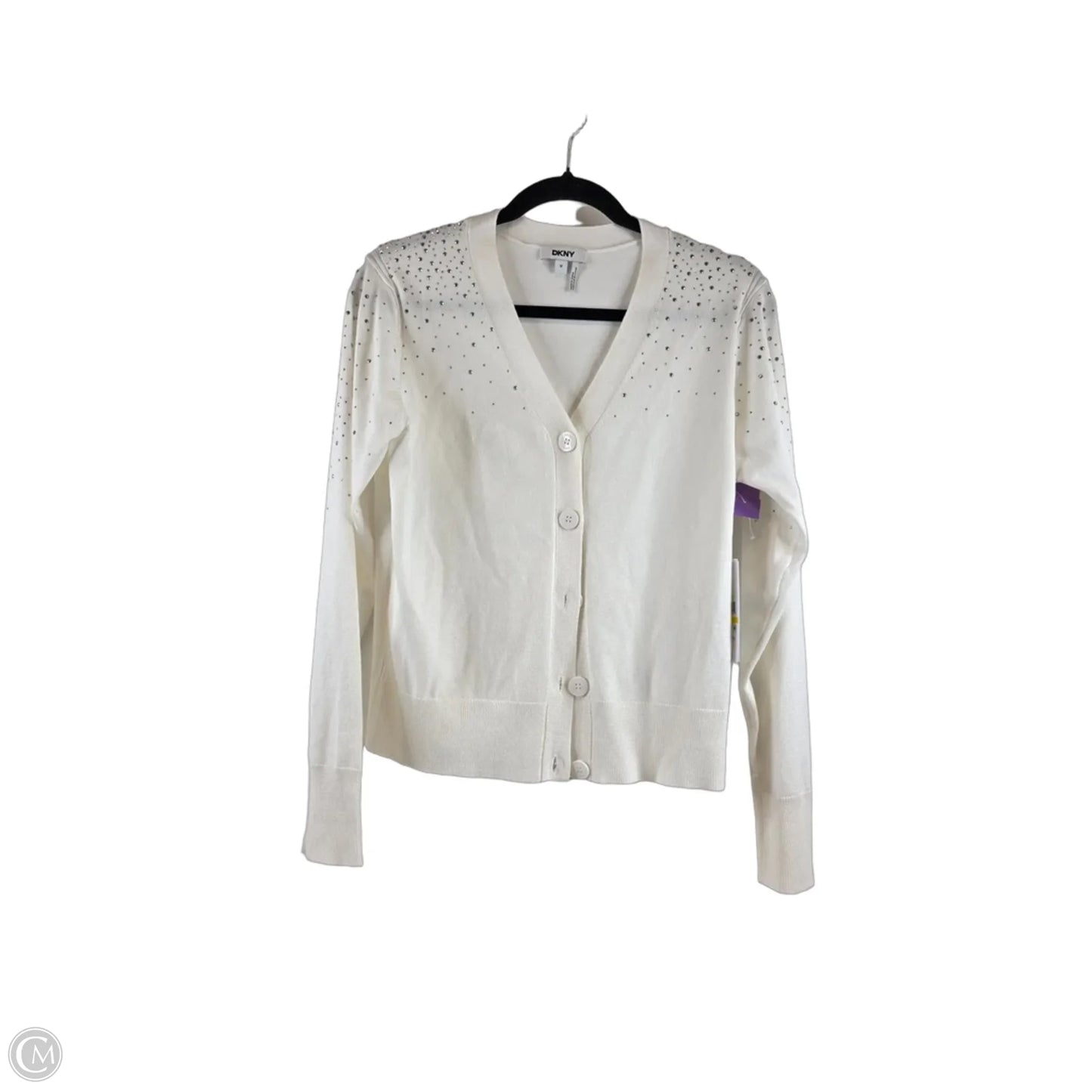 Cardigan By Dkny In White, Size: M