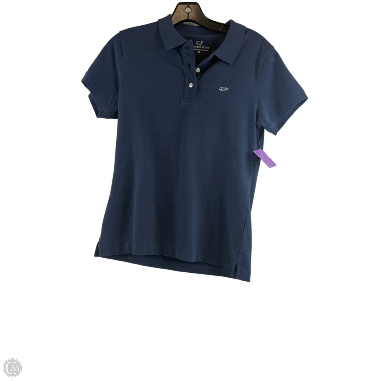 Top Short Sleeve By Vineyard Vines In Navy, Size: Xs
