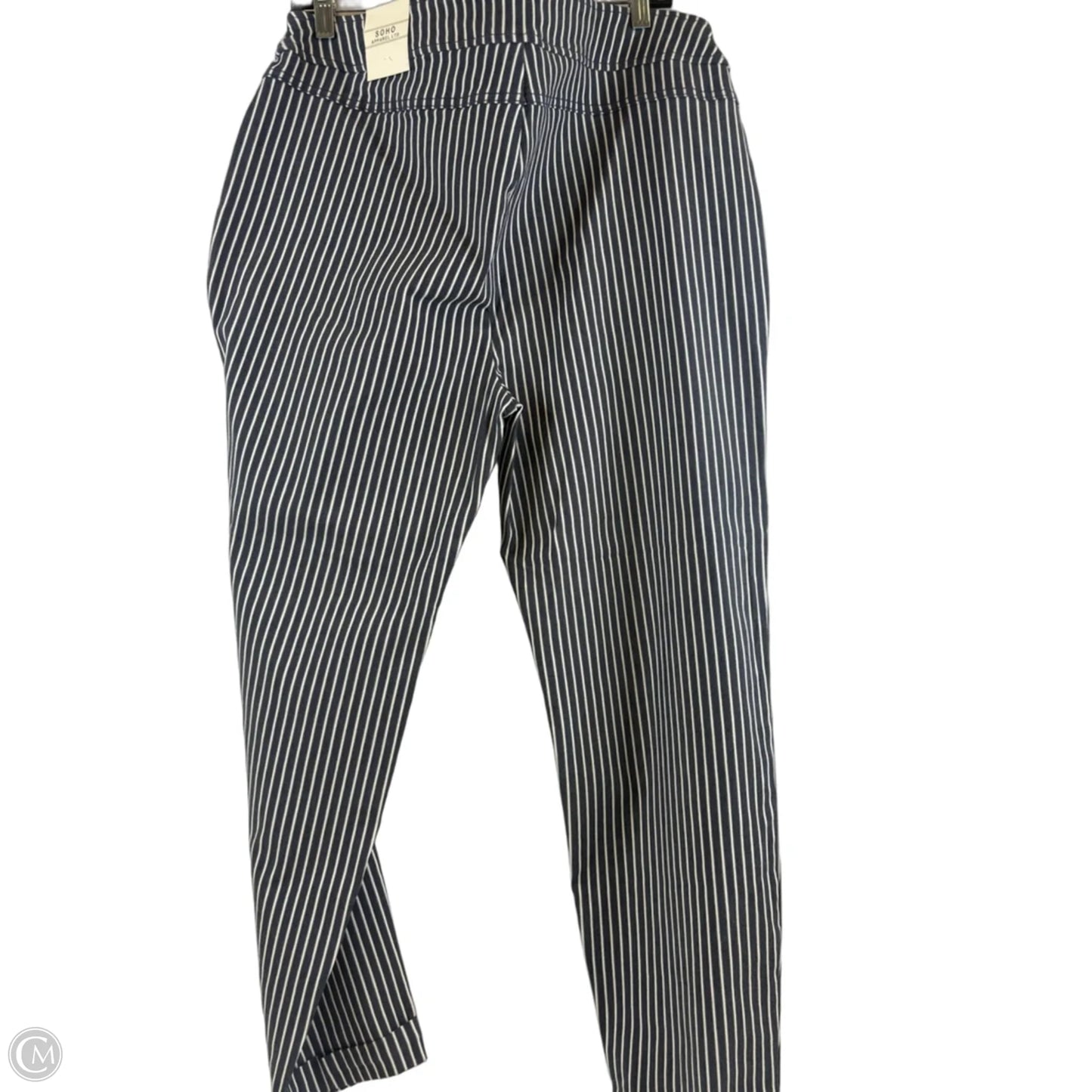 Pants Dress By Soho Apparel In Striped Pattern, Size: 14