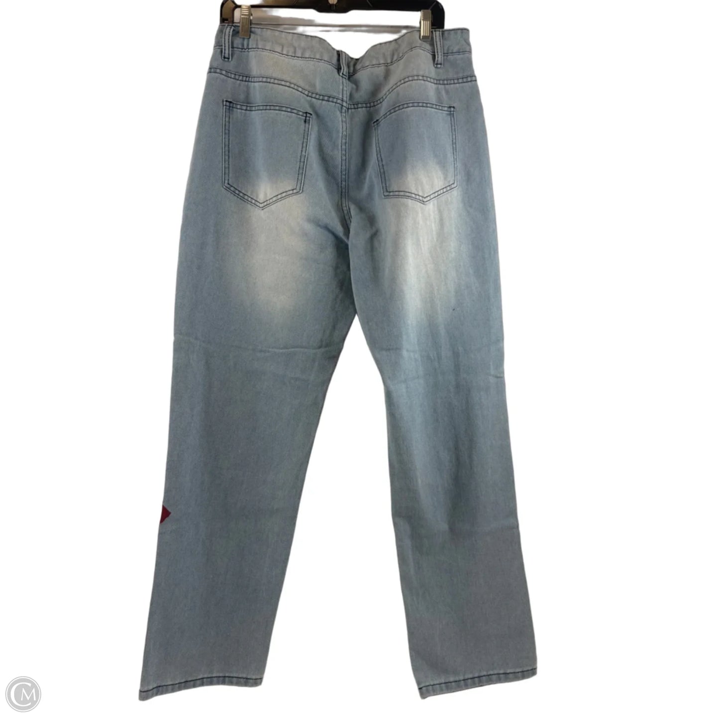 Jeans Straight By Clothes Mentor In Blue Denim, Size: 14