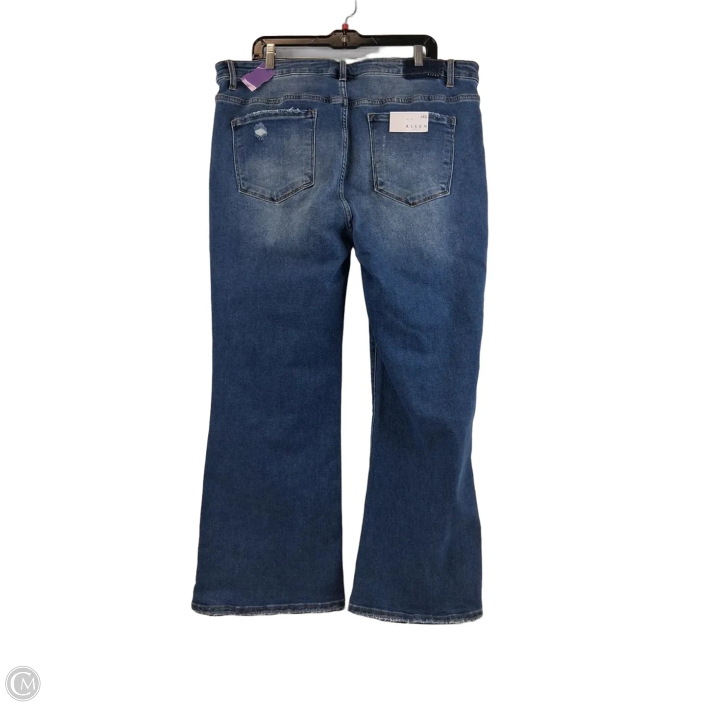 Jeans Flared By Risen In Blue Denim, Size: 24
