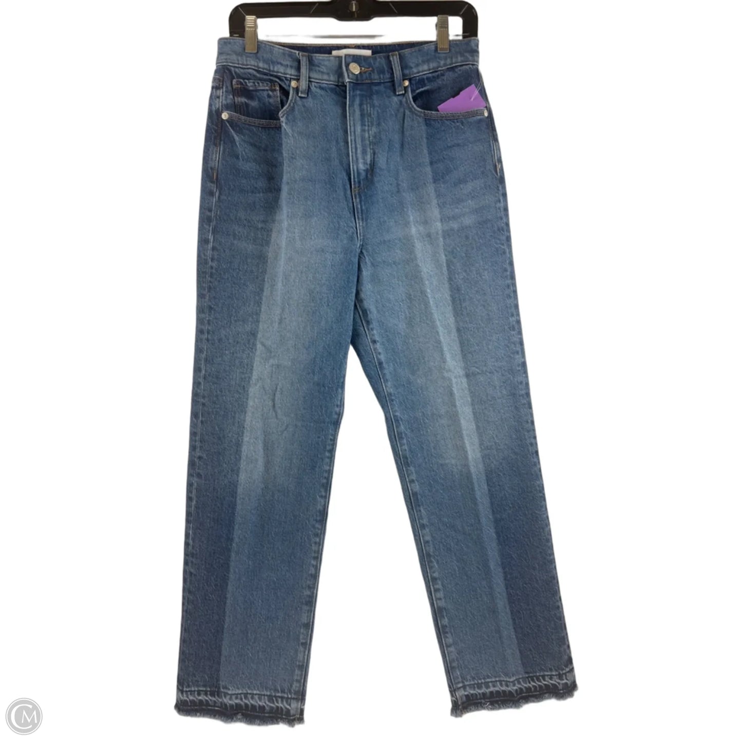 Jeans Straight By Loft In Blue Denim, Size: 8