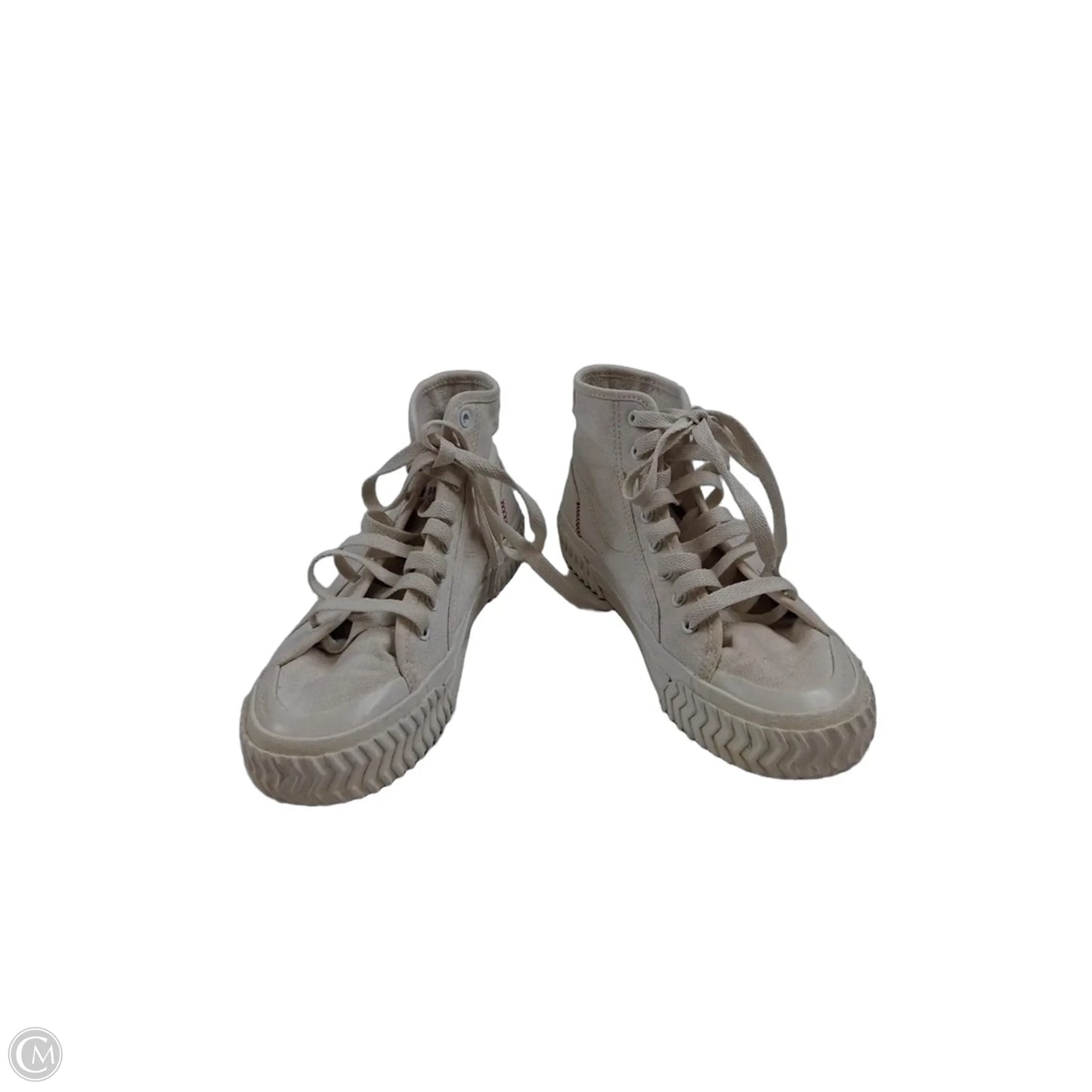 Shoes Sneakers By Skechers In Cream, Size: 6.5
