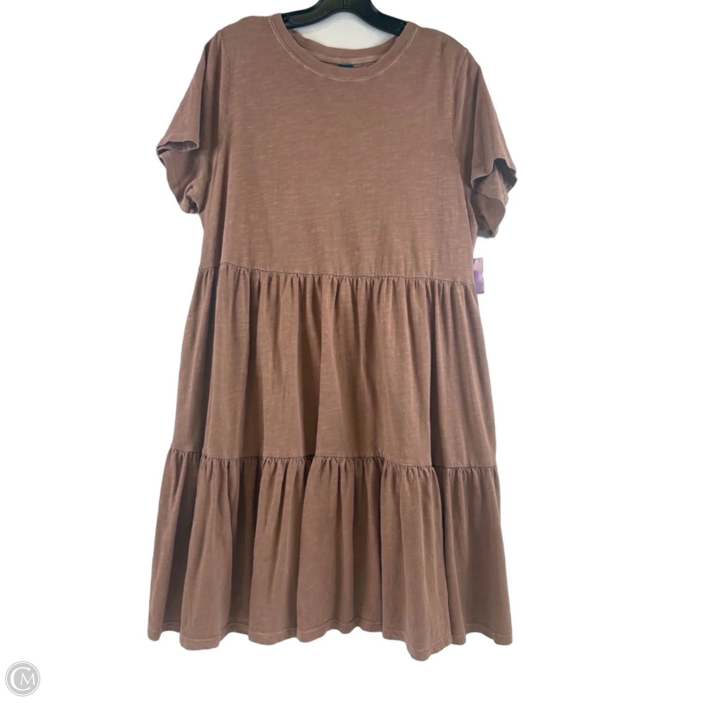 Dress Casual Midi By Old Navy In Brown, Size: L
