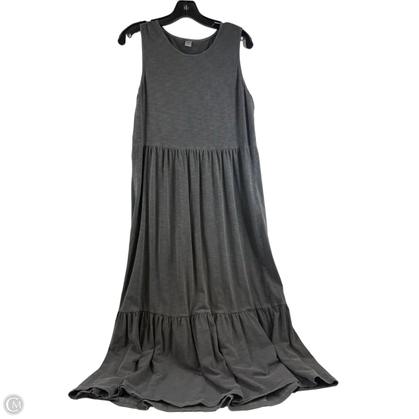 Dress Casual Maxi By Old Navy In Grey, Size: M