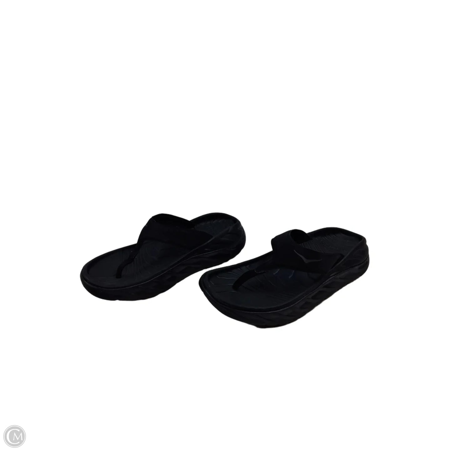 Sandals Flip Flops By Hoka In Black, Size: 10