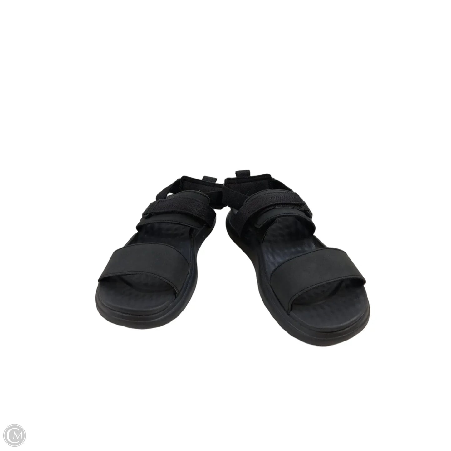 Sandals Flats By Hey Dude In Black, Size: 9