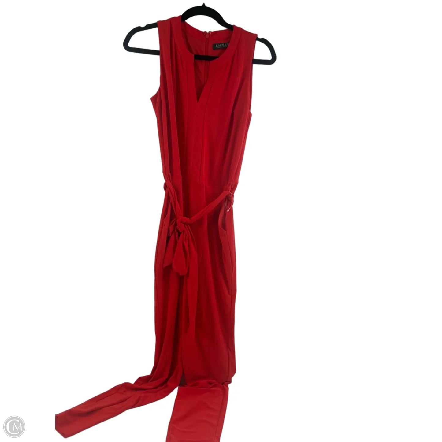 Jumpsuit By Lauren By Ralph Lauren In Red, Size: Xs