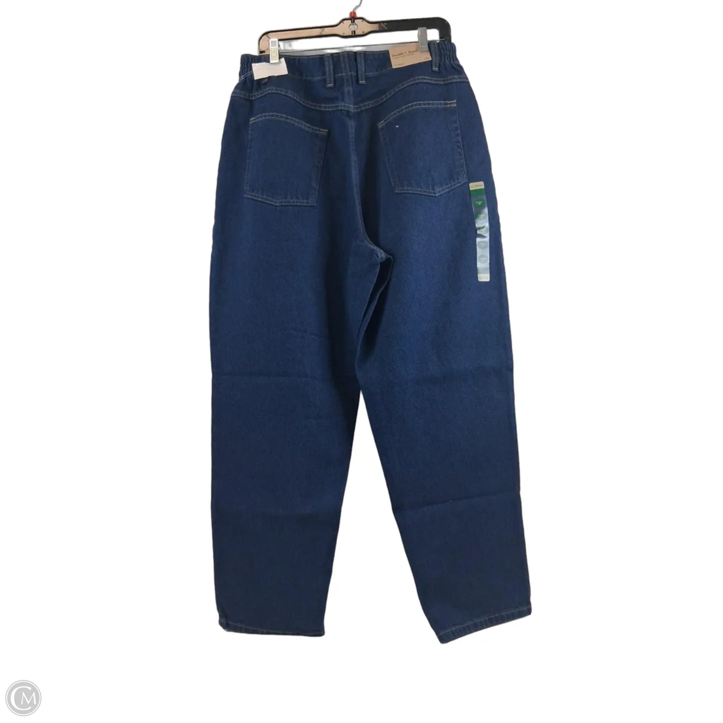 Jeans Straight By L.l. Bean In Blue Denim, Size: 18