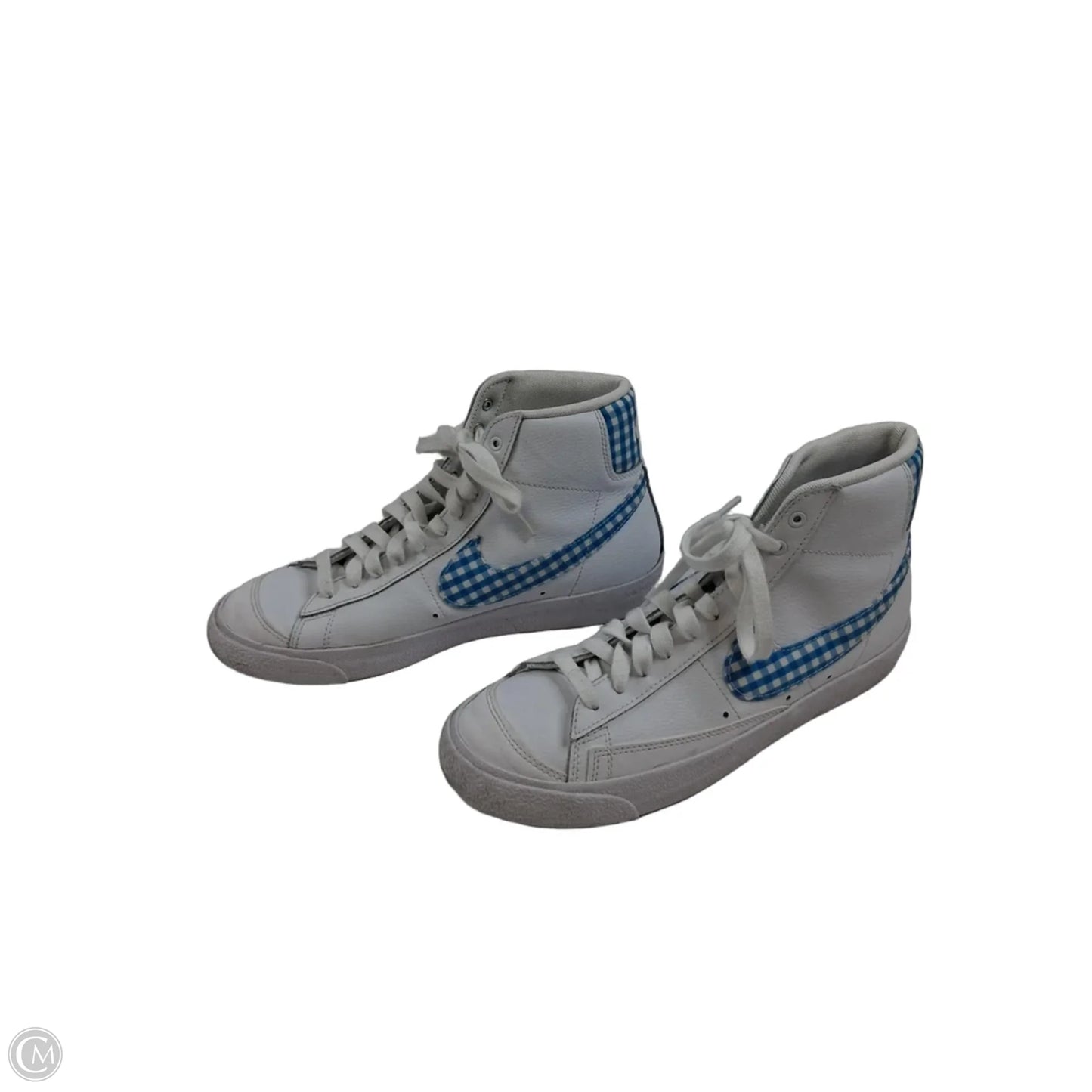 Shoes Sneakers By Nike In Blue & White, Size: 10