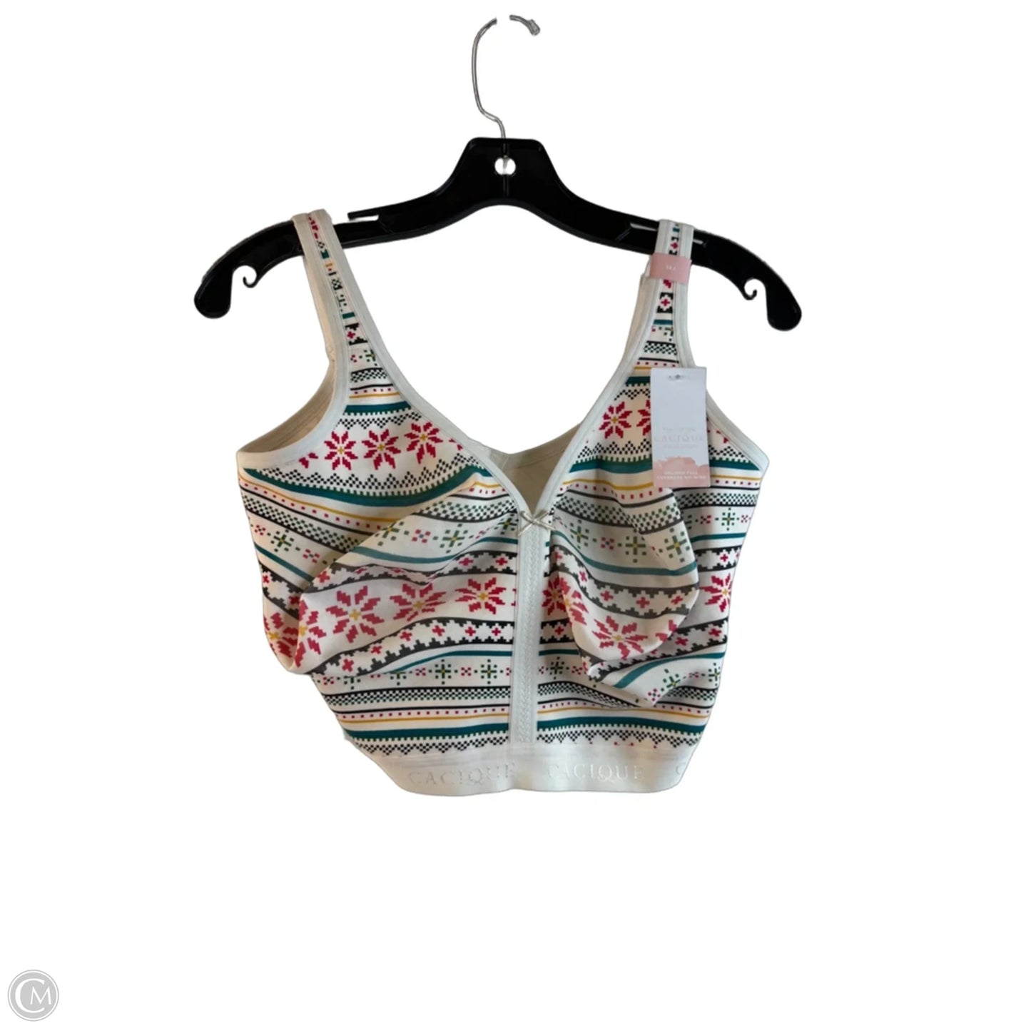 Bra By Cacique In Green & Red