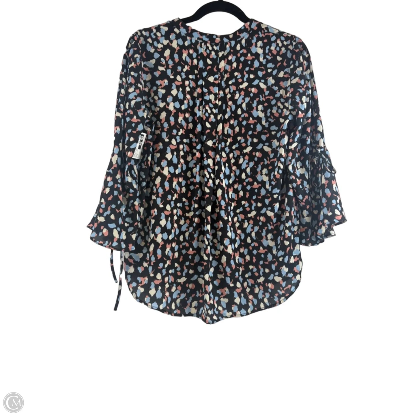 Top 3/4 Sleeve By 41 Hawthorn In Black & Blue, Size: S