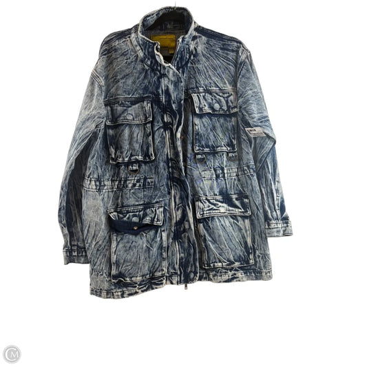 Jacket Denim By Clothes Mentor In Blue Denim, Size: M