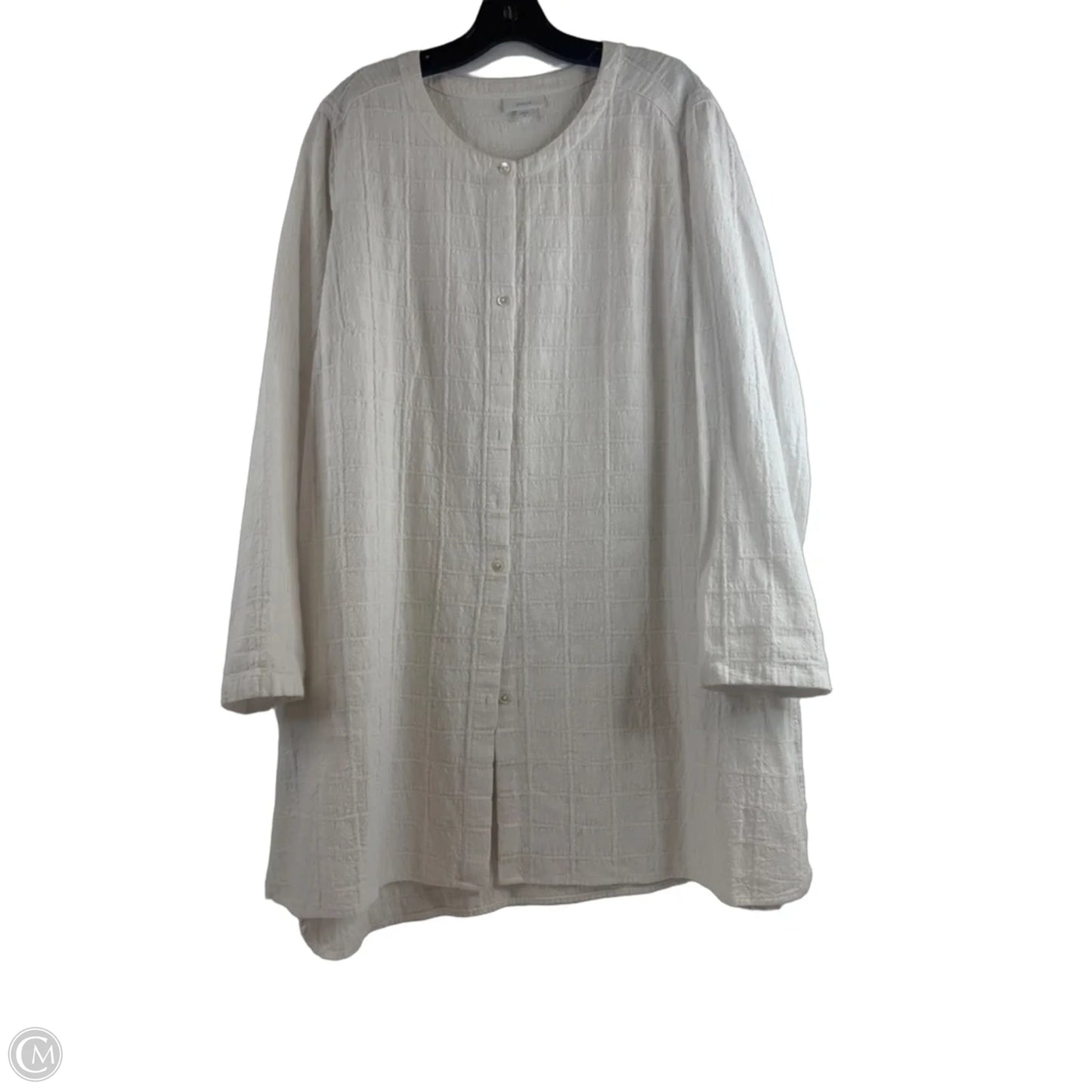 Tunic Long Sleeve By Pure Jill In White, Size: Xl