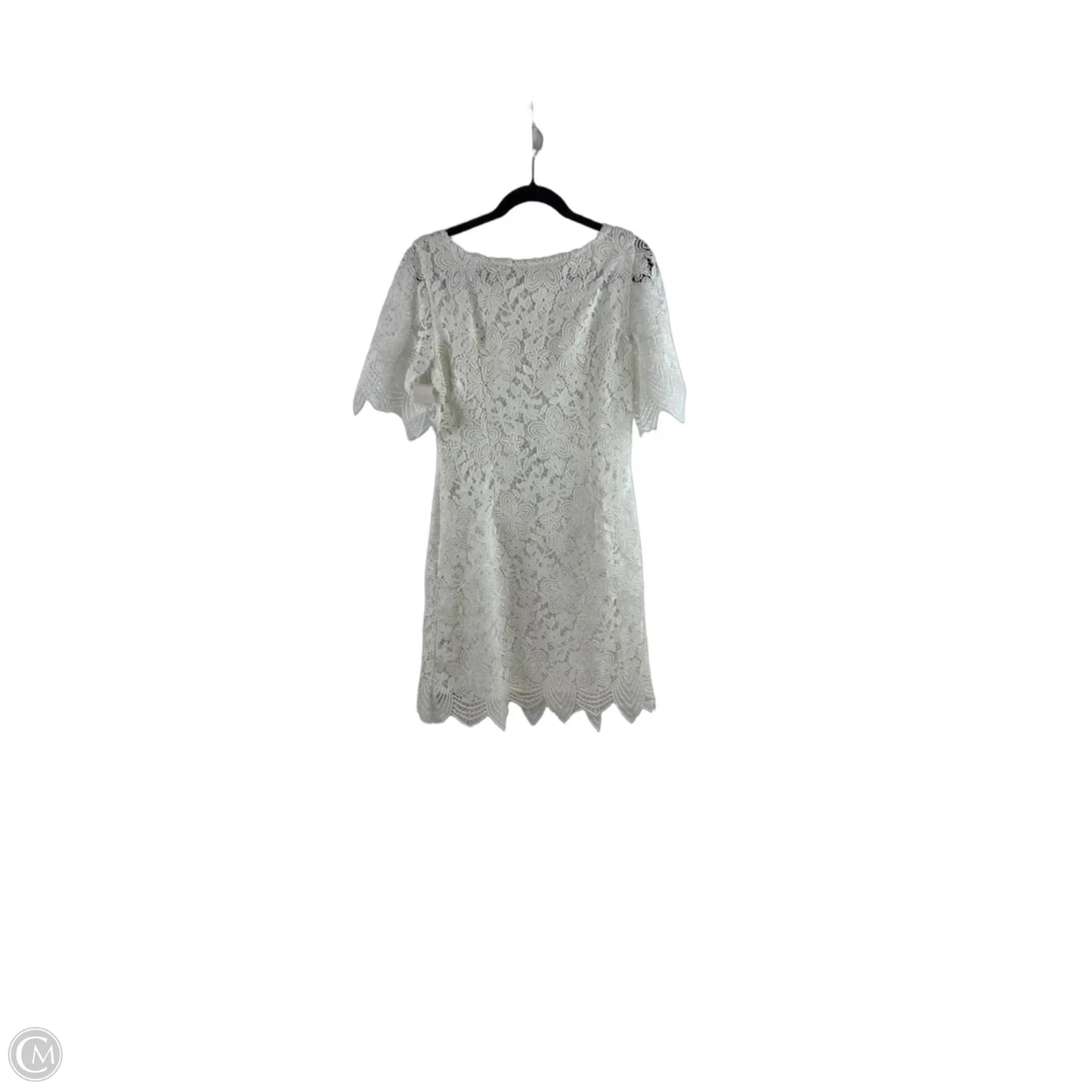 Dress Casual Midi By Anthropologie In White, Size: S