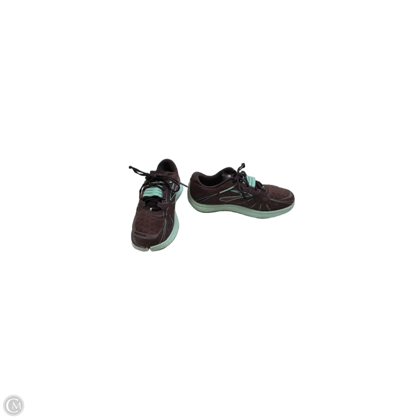 Shoes Athletic By Brooks In Brown & Green, Size: 8.5