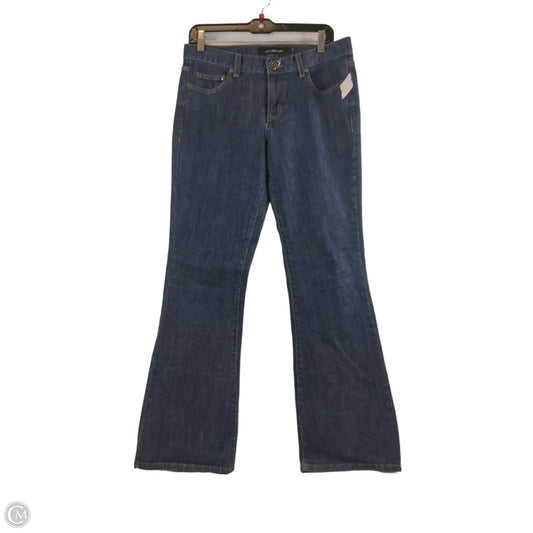 Jeans Flared By Calvin Klein In Blue Denim, Size: 8