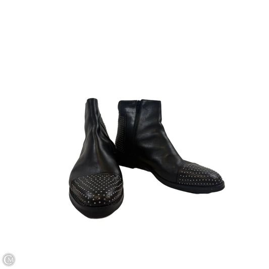 Boots Ankle Flats By Clothes Mentor In Black, Size: 9