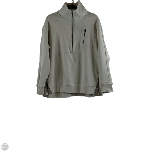 Sweatshirt Collar By Avia In Beige, Size: M