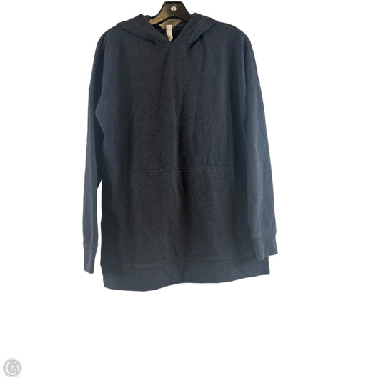 Athletic Sweatshirt Hoodie By Lululemon In Navy, Size: M
