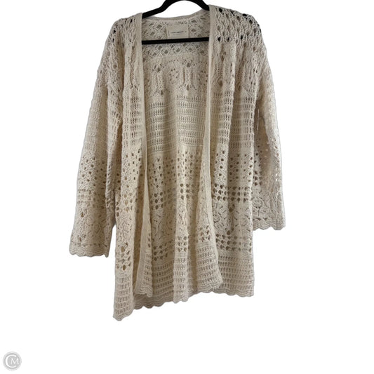 Cardigan By Lucky Brand In Cream, Size: Xs