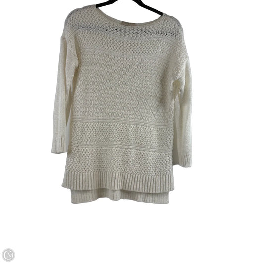 Sweater By Loft In White, Size: M