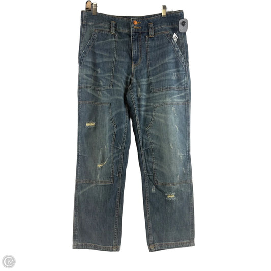 Jeans Straight By Pilcro In Blue Denim, Size: 8